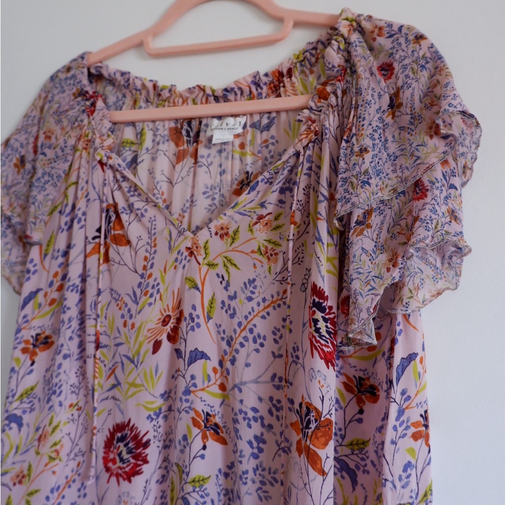 VELVET Angel Floral Printed Top